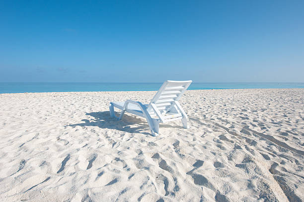istock chair on a beach, Maldives 186666760
