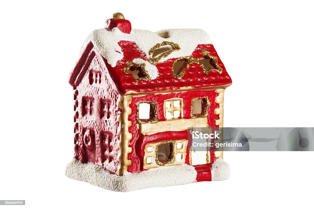 Casa de Natal - Foto de stock de Bola de Árvore de Natal royalty-free