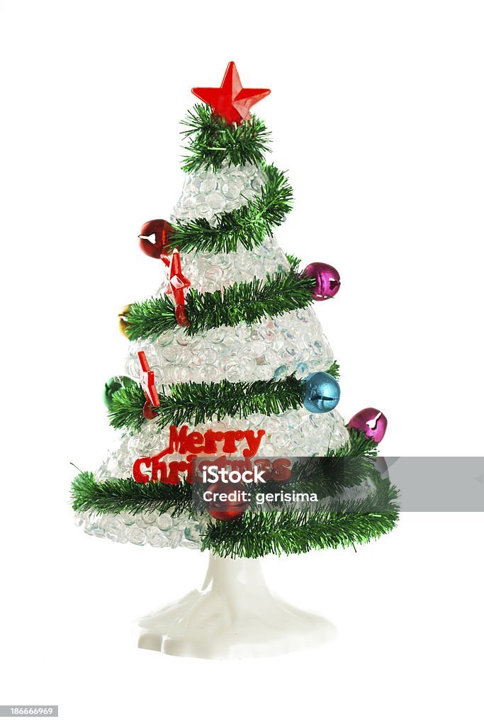 Albero di Natale in plastica - Foto stock royalty-free di Albero di natale