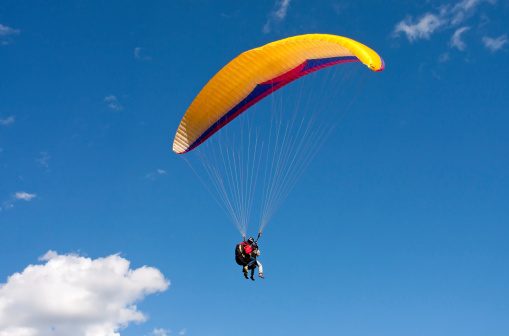 Paragliding tandem flight