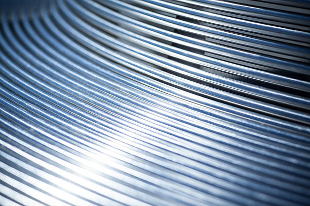 Metal backgrounds stock photo