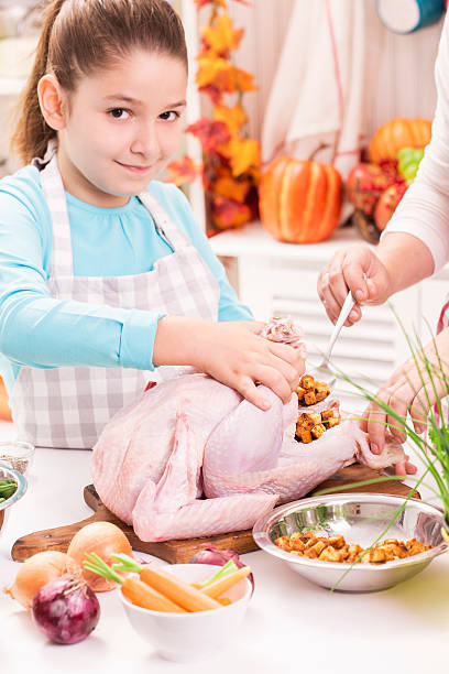 istock Preparing Thanksgiving Turkey for Holidays 186667674