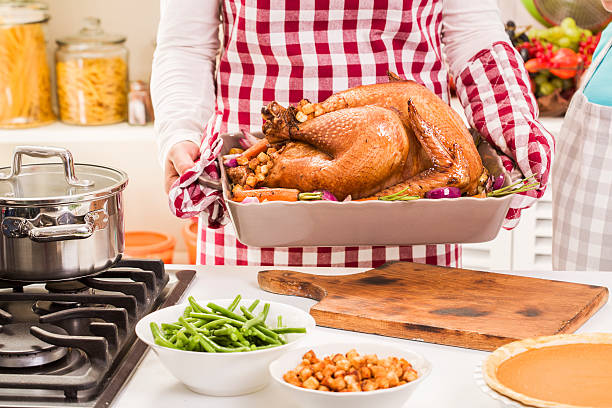 istock Traditional Roasted Thanksgiving Turkey for Holidays 186667715