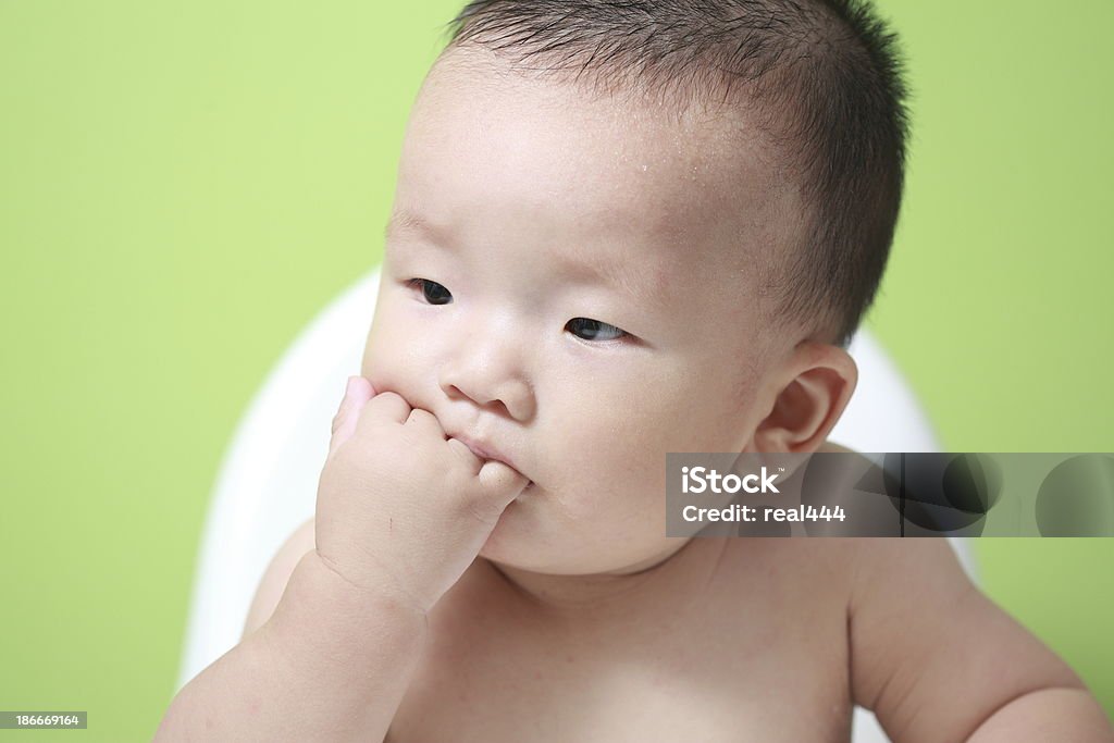 Милый азиатские baby - Стоковые фото 2-3 месяца роялти-фри