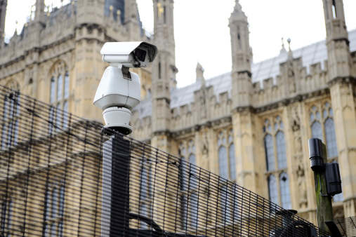 Security Camera, Houses of Parliament - London.
