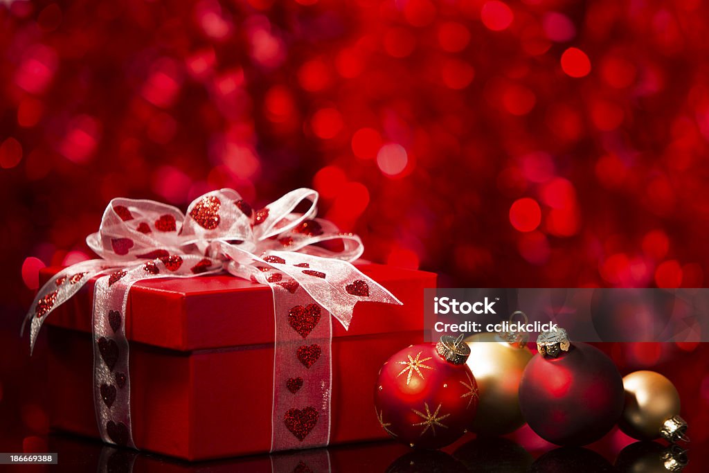 Regalo di Natale - Foto stock royalty-free di Brillante