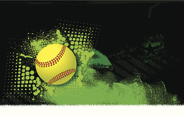 Girls Softball All-Star Background - Ball Graphic background Illustration of Girls Softball, All-Star. Check out my "Baseball Summer Sport" light box for more. softball stock illustrations