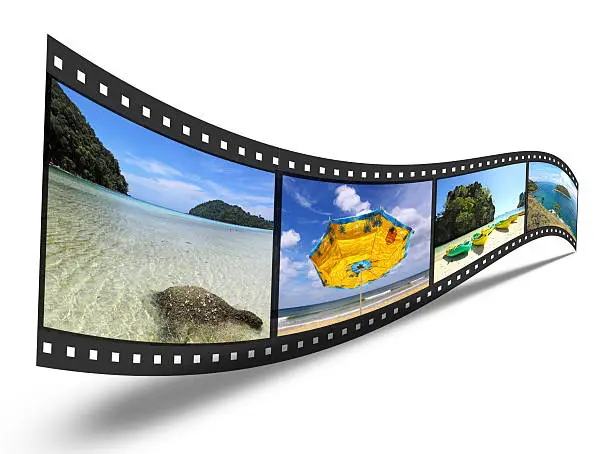 3D film strip with nice pictures