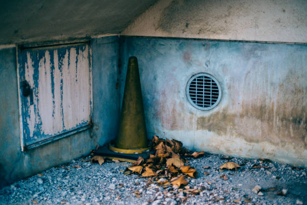 Under the floor of apartment complexes