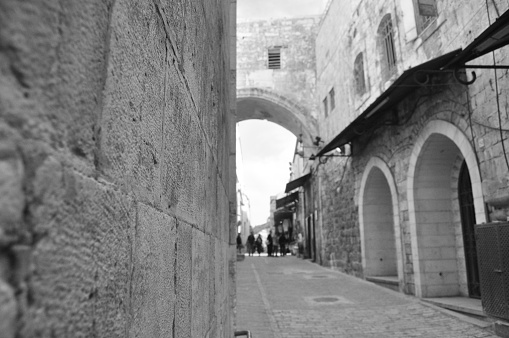 Mount of Olives View in Jerusalem city scape, Israel.