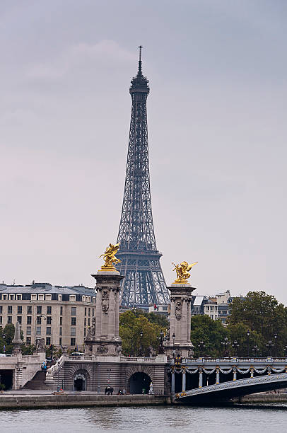 istock Pont Alexandre III and Eiffel tower in Paris 186672827