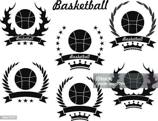 Basketball Stock Vektor Art und mehr Bilder von Basketball - Basketball, Basketball-Spielball, Designelement