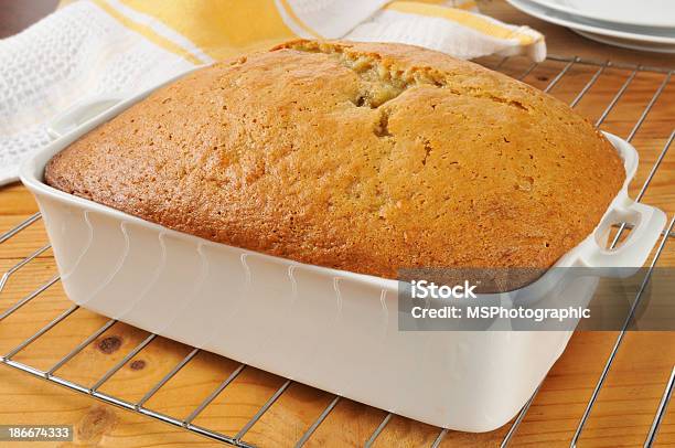 Fresh Baked Banana Bread Stock Photo - Download Image Now - Baked, Banana, Bread