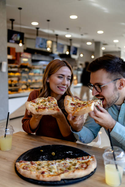 istock Intimate pizza meal for couple 1866766812