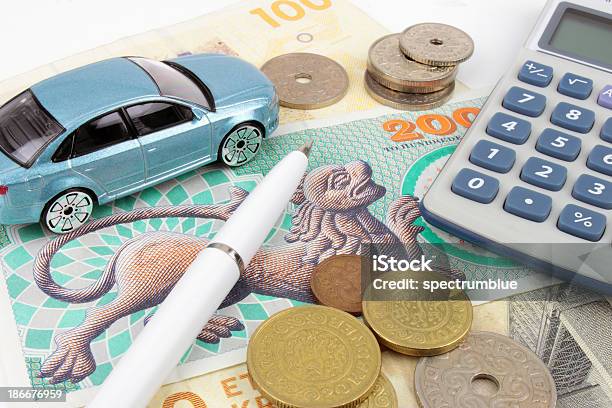 Dänische Auto Finanzen Stockfoto und mehr Bilder von Auto - Auto, Dänische Geldmünze, Geldschein in dänischen Kronen