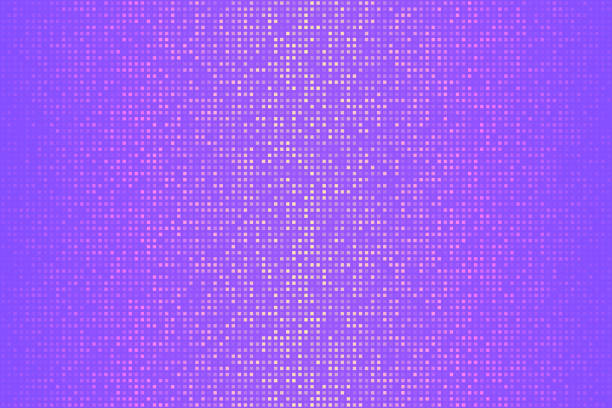 abstrakter rosa rasterhintergrund mit gepunktetem - trendiges design - glitter purple backgrounds shiny stock-grafiken, -clipart, -cartoons und -symbole
