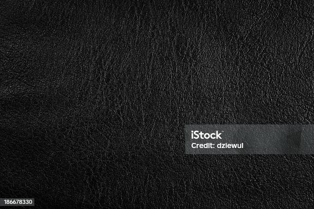 Black Leather Textured Background Stock Photo - Download Image Now - Backgrounds, Black Color, Brocade