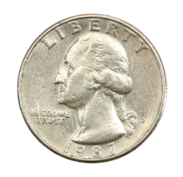 istock The American coin in twenty five cents 186678678
