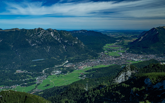 Below the Alpspitze in Bavaria,Alps,Germany.
