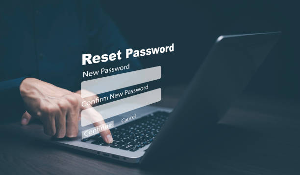 istock Security and reset password login online concept  Hands typing and entering username and password of social media, log in with smartphone to an online bank account, data protection from hacker 1866792587