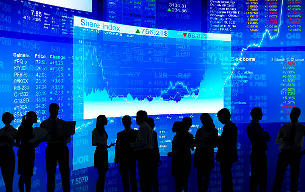 istock Business Communication at Stock Market 186679410