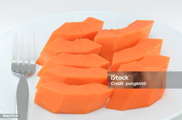 Papaia - Fotografias de stock e mais imagens de Alimentação Saudável - Alimentação Saudável, Comida e Bebida, Corte Transversal