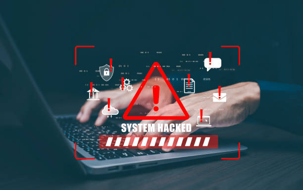 istock Cyber security and Security password login online,   Alert Email inbox and spam virus with warning caution for notification on internet letter security protect, junk and trash mail and compromised 1866801030