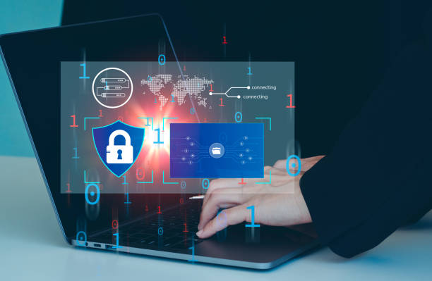istock cybersecurity concept identity theft, Database hacks, internet cyber crime. Hacker in hoodie dark theme Hacking and stealing data. damage the system. 1866803706