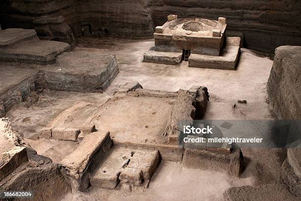 Maya Case Joya De Ceren El Salvador - Fotografie stock e altre immagini di El Salvador - El Salvador, Civiltà Maya, Archeologia