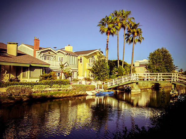 istock Venice Canals and houses, California 186682134