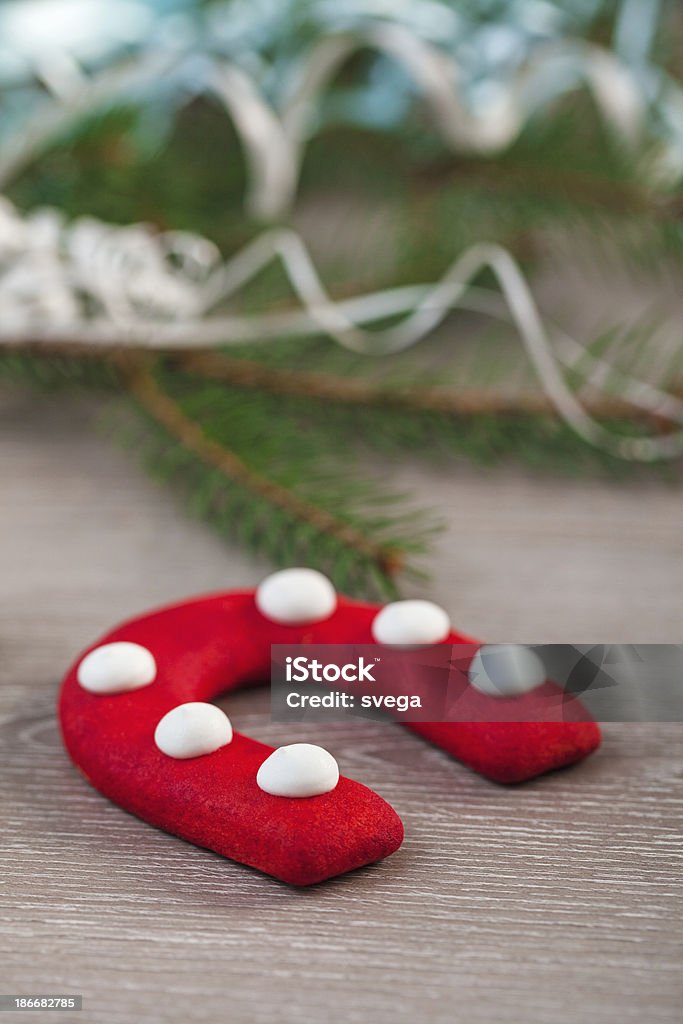 Рождественские украшения с Имбирный подковы - Стоковые фото Ёлочные игрушки роялти-фри