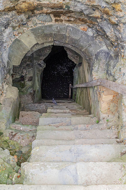 тоннель - directly below low angle view stone staircase стоковые фото и изображения