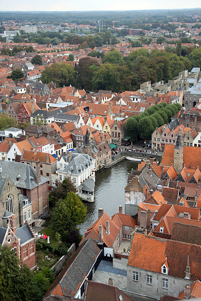 istock Brugge skyline in Belgium 186683994
