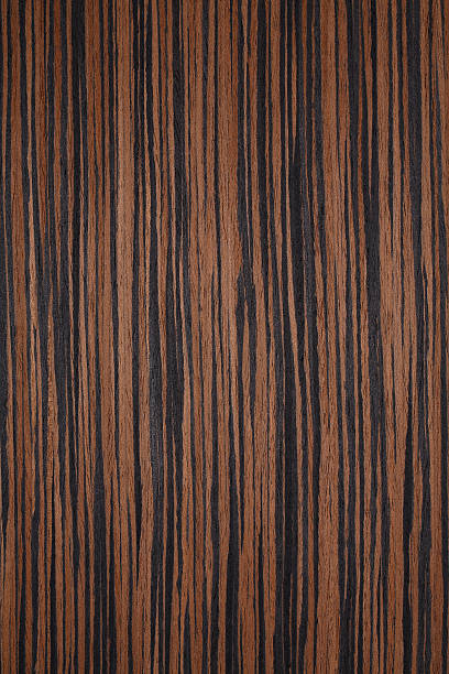 Wood texture - Makassar / Ebony Wood - Makassar / Ebony . High resolution natural woodgrain texture. Close-up. Photographed on Canon 5d mkIII + Canon EF 100mm f/2.8L Macro IS USM Lens. Developed from RAW, Adobe RGB color profile.The grain and texture added. makassar stock pictures, royalty-free photos & images