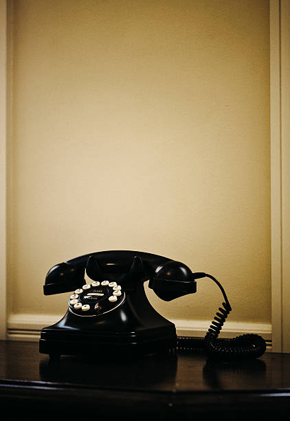 istock faux vintage phone 186684595