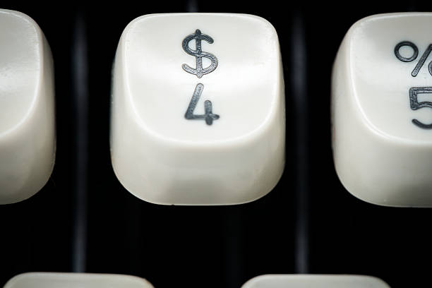 istock Closeup of Typewriter Keys 186686593