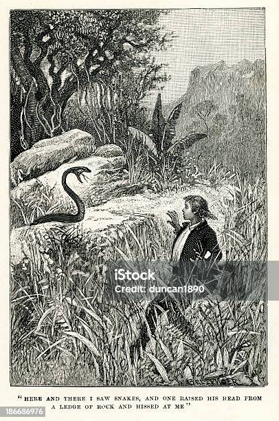 Isola Del Tesoroqui E Lì Ho Visto Scale - Immagini vettoriali stock e altre immagini di Robert Louis Stevenson - Robert Louis Stevenson, Animale, Animale selvatico