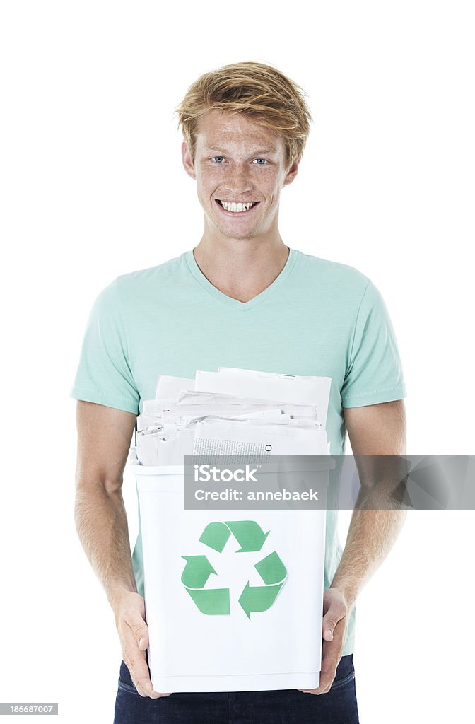 Il riciclaggio è responsabilità del CE - Foto stock royalty-free di 20-24 anni