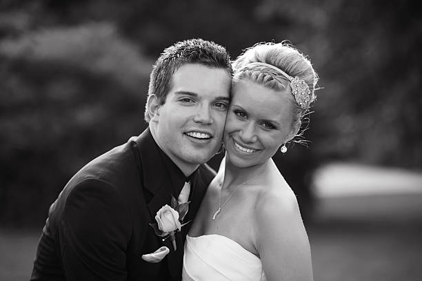 istock Closeup of Bride and Groom 186687270