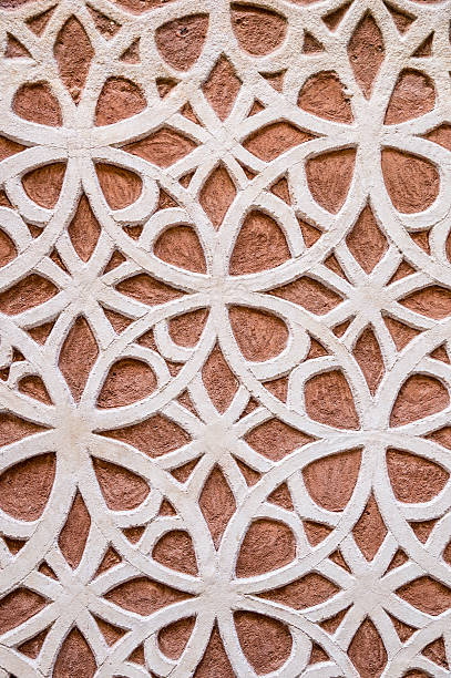 istock Old decorated wall background in Segovia, Spain 186687783