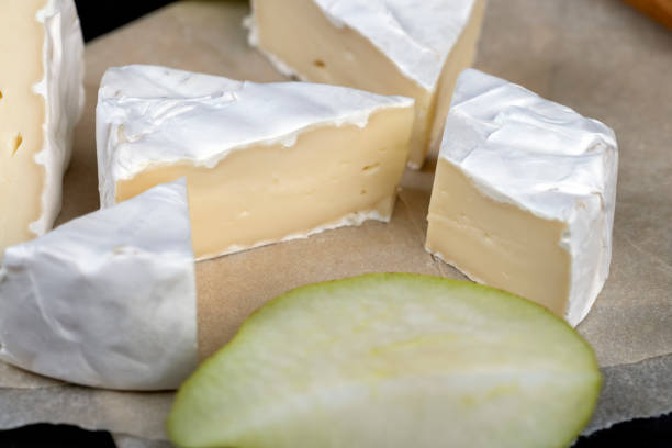 istock soft fresh cheese with noble white mold that you can eat 1866878465