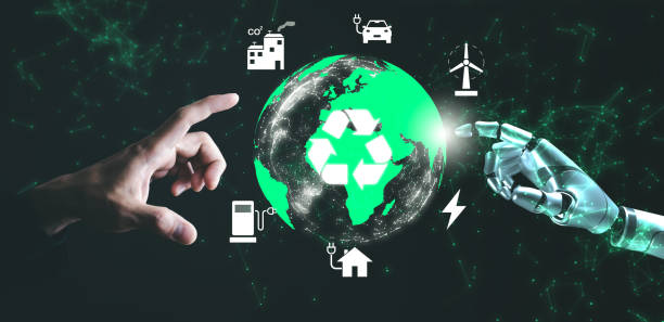 istock AI, Machine learning, Robot and human hands touch digital world big data of Global network connection, Internet and digital technology and artificial intelligence digital technology of futuristic. 1866888050