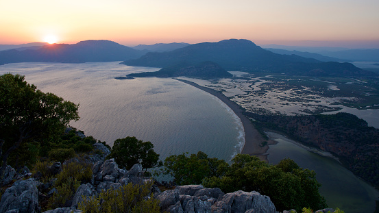 Iztuzu, the spawning area of Caretta carettas.