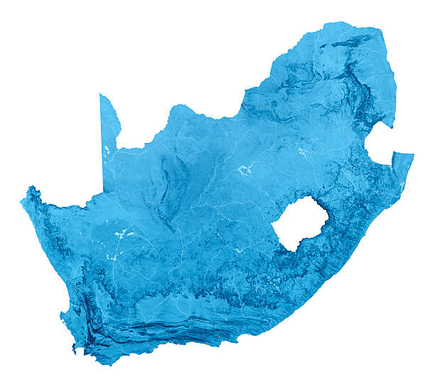 istock South Africa Topographic Map Isolated 186690605