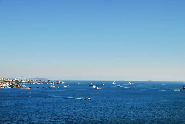 istock istanbul Bosphorus and passenger ferry 186690822