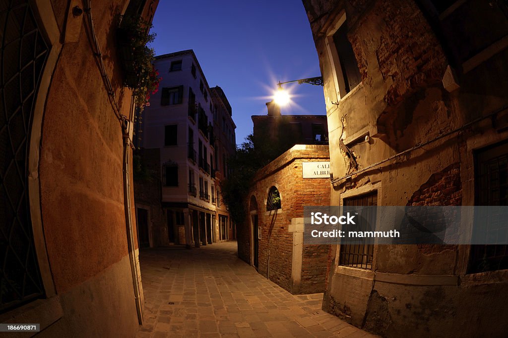 Notte a Venezia - Foto stock royalty-free di Ambientazione esterna