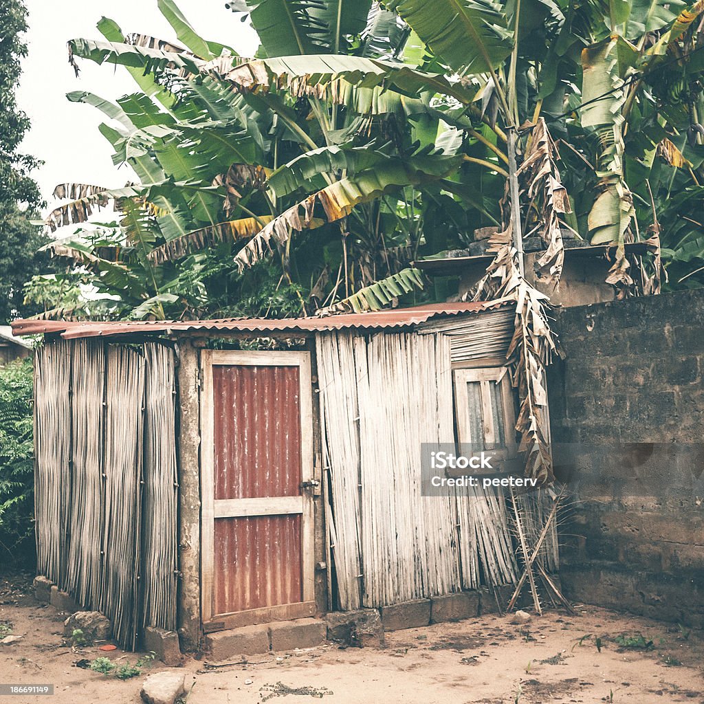 African casa. - Foto de stock de Banana royalty-free