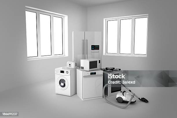 Дома Appliance — стоковые фотографии и другие картинки Изолированный предмет - Изолированный предмет, Стиральная машина, Без людей