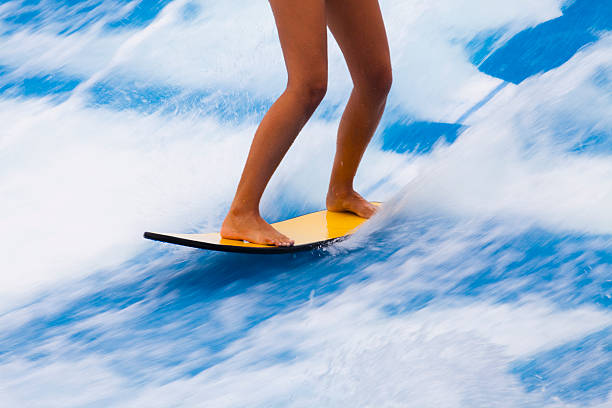 Surf las piernas - foto de stock