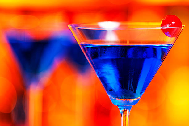 istock Cocktails Collection - Blue Martini 186692299